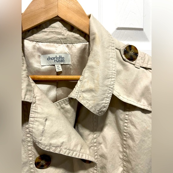 Sz.M-Lightweight Belted Trench Coat - Picture 4 of 6